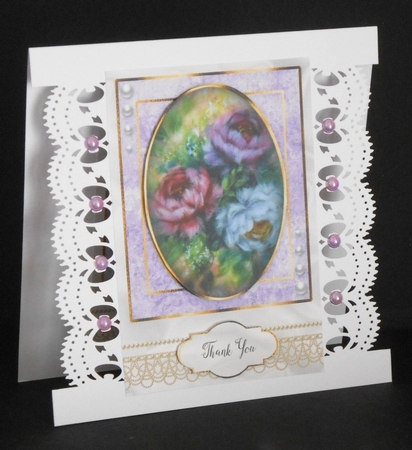 Happy Birthday Floral card by Joan Prince