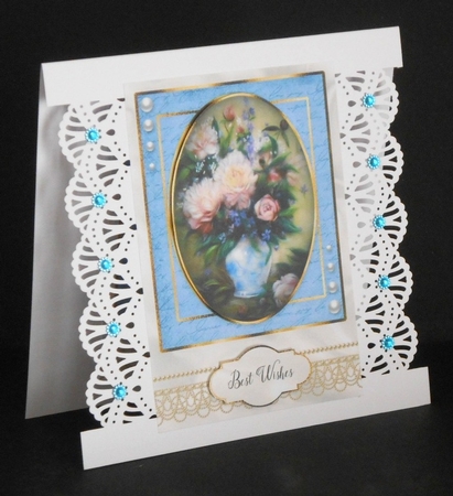 Happy Birthday Floral card by Joan Prince