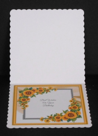 Beautiful Lady With Sunflowers 8x8 Mini Kit by Joan Prince