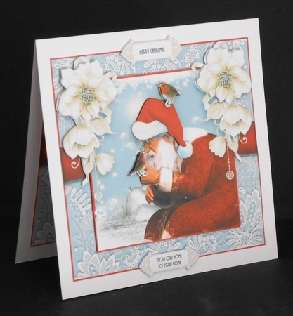 Santas Robins  by Joan Prince