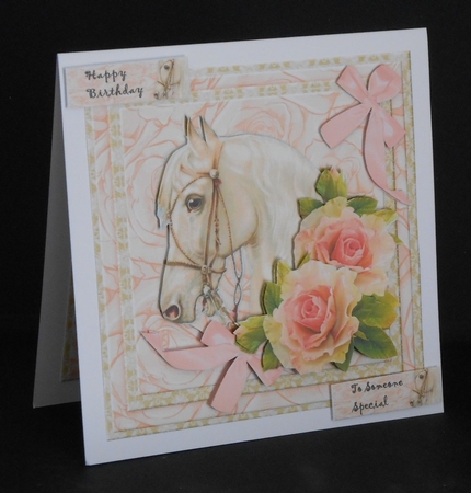 Victorian Horse & Vintage Roses Mini Kit by Joan Prince