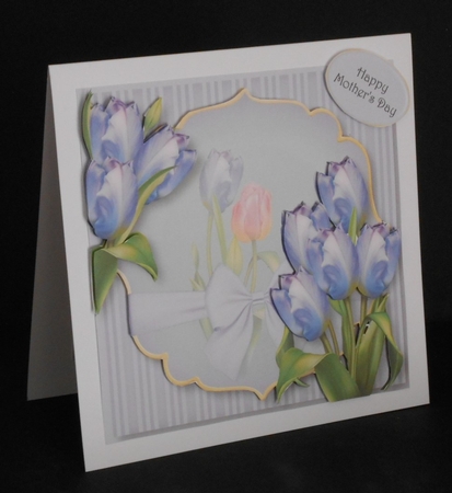 Blue Tulips Beauty by Joan Prince