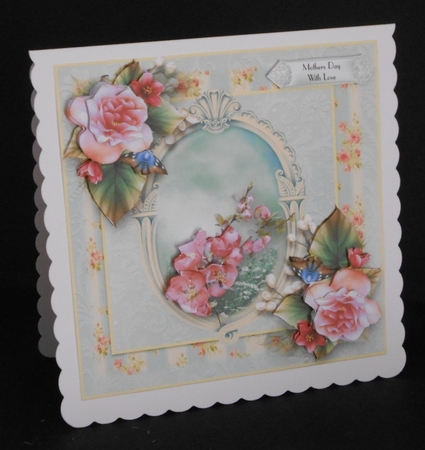Country Garden The Begonia Card Kit by Joan Prince