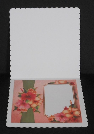 Panel & Bow - Hibiscus 8x8 by Joan Prince