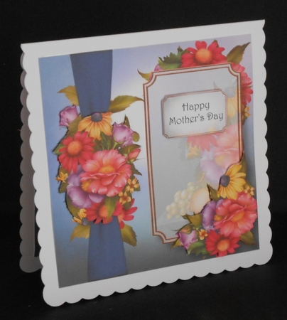 Panel & Bow - Breath Of Summer 8x8 by Joan Prince