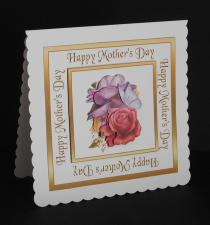 SC Roses & Butterfly (Mothers Day) by Joan Prince