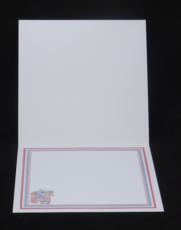 MODERN GIRL Powder Blue 7.5 Decoupage & Insert Mini Kit by Joan Prince