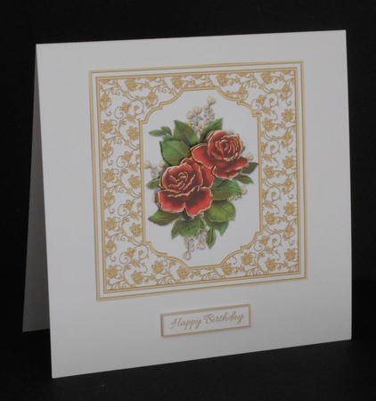 Lovely Red Roses Topper by Joan Prince