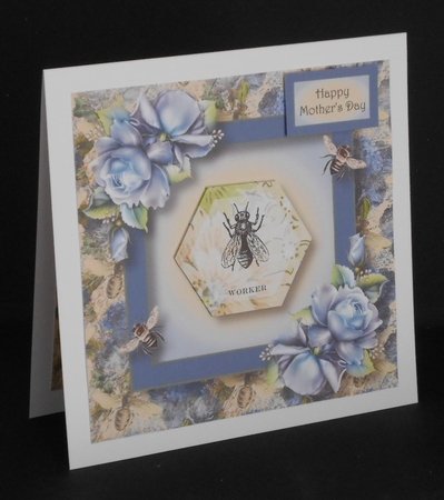 The Vintage Honey Bee - Worker 8x8 by Joan Prince