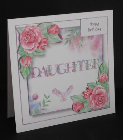 Soft Watercolour Roses - Daughter by Joan Prince
