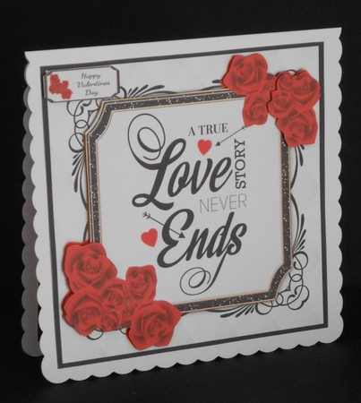 A True Love Story Never Ends Unisex Valentine 8x8 Mini Kit by Joan Prince