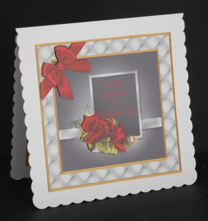 Valentines Roses for The One I Love Insert by Joan Prince
