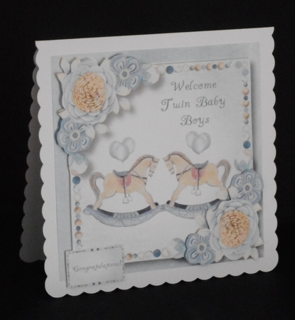 Welcome Twin Baby Boys by Joan Prince