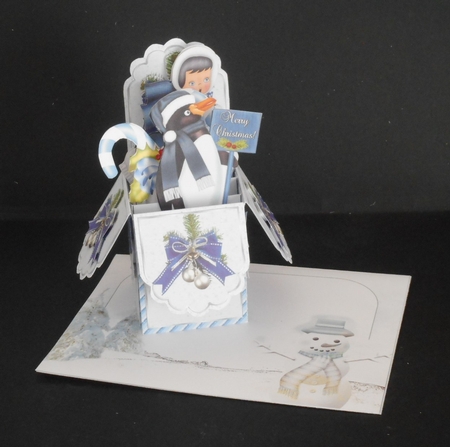 Frostylicious pop up box card kit by Joan Prince
