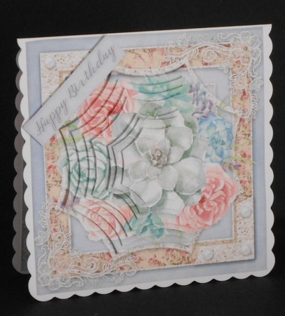 Happy Birthday thank you with love pyramid by Joan Prince