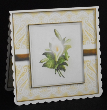 3 Floral lace card fronts/toppers 2 by Joan Prince