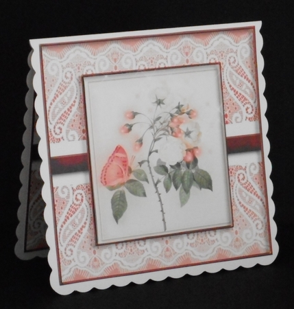 3 Floral lace card fronts/toppers 5 by Joan Prince