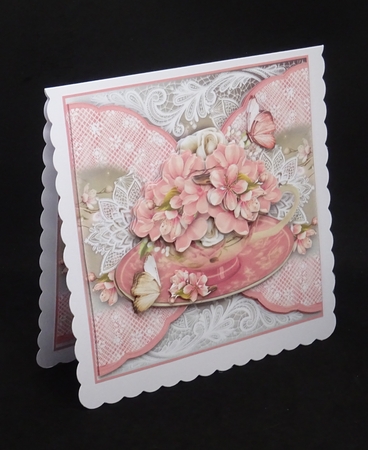Flora And Lace Cherry Blossom Tea  by Joan Prince