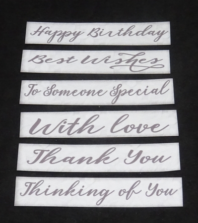 Happy Birthday someone special thank you with love mini kit by Joan Prince