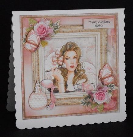 8X8 Beautiful Birthday  by Joan Prince