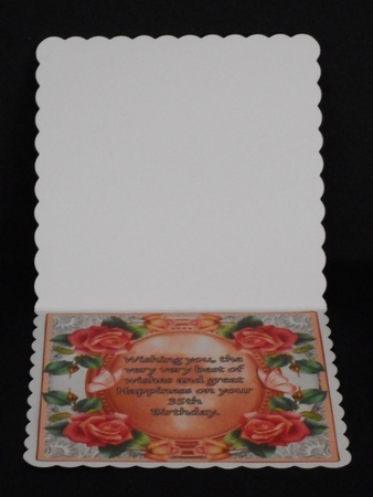 Mini Kit - 35th Birthday Wishes - Roses by Joan Prince