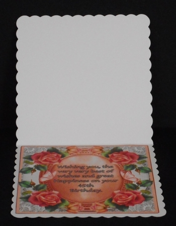 Mini Kit - 45th Birthday Wishes - Roses by Joan Prince