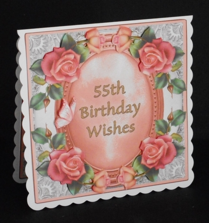 Mini Kit - 55th Birthday Wishes - Roses by Joan Prince