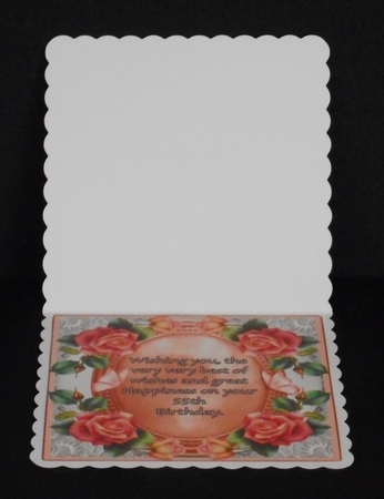 Mini Kit - 55th Birthday Wishes - Roses by Joan Prince
