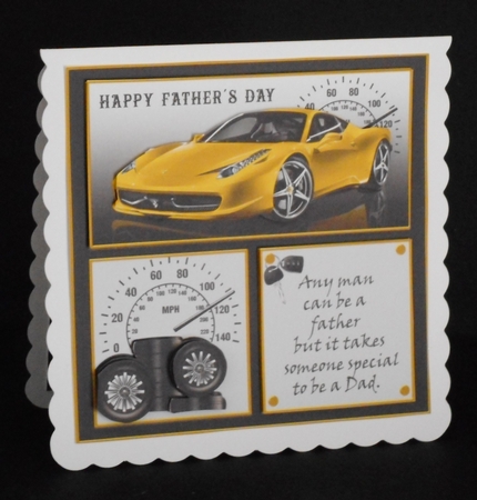 Yellow Sports Car Mini Kit by Joan Prince