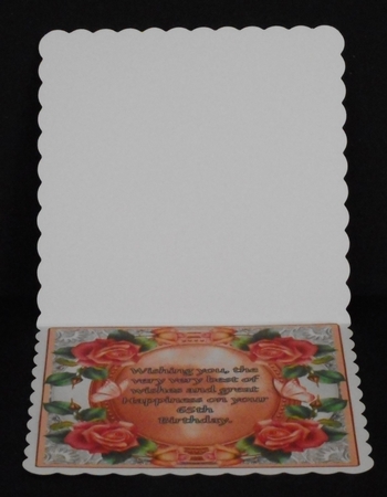 Mini Kit - 65th Birthday Wishes - Roses by Joan Prince