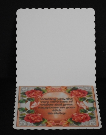 Mini Kit - 85th Birthday Wishes - Roses by Joan Prince