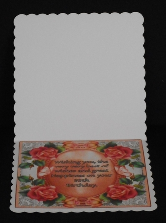 Mini Kit -95th Birthday Wishes - Roses by Joan Prince