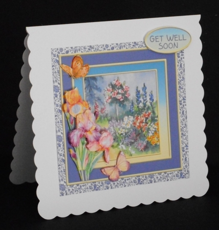 Watercolour Flower Garden by Joan Prince