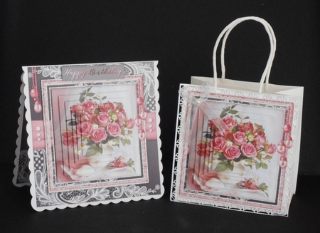 Happy Birthday thank you with love pyramid mini kit by Joan Prince