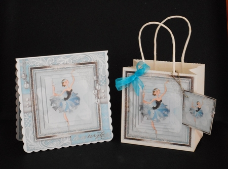 Happy Birthday thank you with love pyramid mini kit by Joan Prince