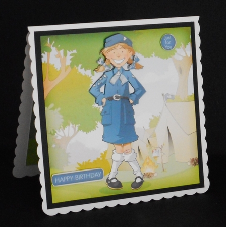 Girl Guides Dudess 8x8 Insert by Joan Prince