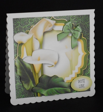 Trio Fancy Frame - Lily White by Joan Prince