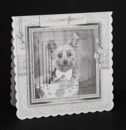 Happy Birthday thank you with love pyramid mini kit with dogs by Joan Prince