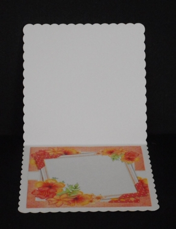 Beautiful Water Color Floral Insert Blank 8x8 by Joan Prince