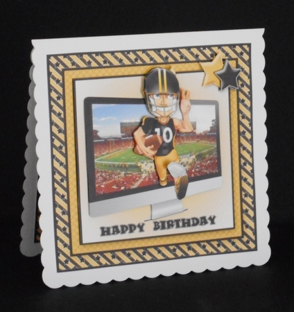 Jump Out Am Football Player Mini Kit by Joan Prince
