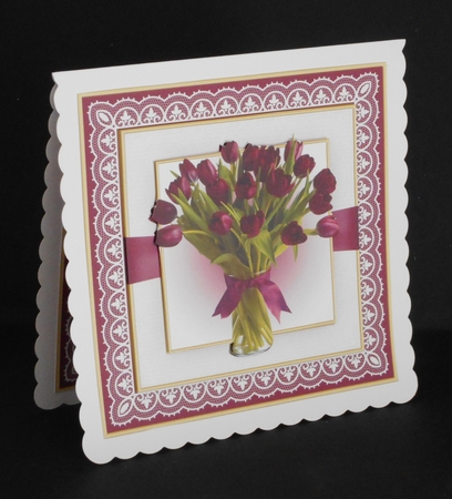 Purple Tulips Mini Kit by Joan Prince