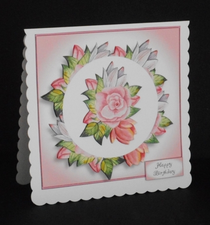 Pretty Pink Floral Bouquet by Joan Prince