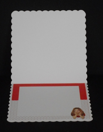 CARD FRONT, MINI KIT, Kids Girl 1 by Joan Prince