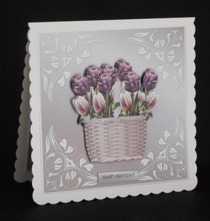 Tulips In Basket Mini Kit by Joan Prince