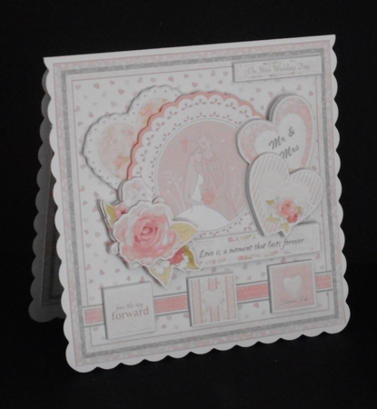 WEDDING DAY FOREVER I DO 7.5 Decoupage & Insert Mini Kit by Joan Prince
