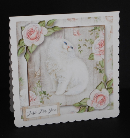 Floral Kitty Cat Bumper Kit by Joan Prince