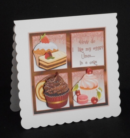 ANYONE FOR CAKE? 6X6 by Joan Prince