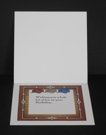 Male card Golf INSERT 2 by Joan Prince