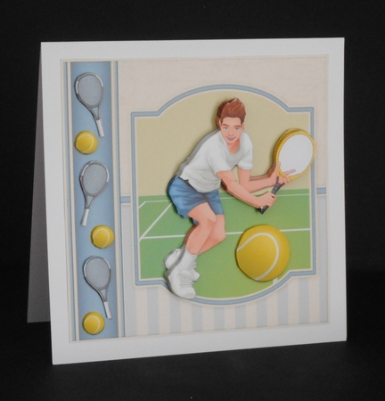 Tennis 8x8 3 Page Mini Kit by Joan Prince