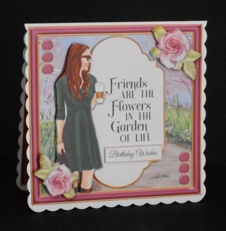 Flower Path 3 by Joan Prince
